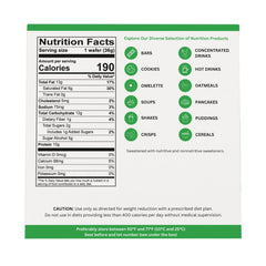 Vanilla wafer bars packaging showing 7 servings per box