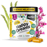 Nuton Happy Dreams bottle and 60 veggie capsules