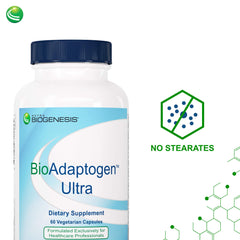 Lifestyle setup with Bioadaptogen Ultra bottle