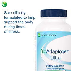 Side view of Bioadaptogen Ultra bottle