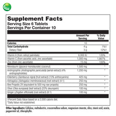 Label highlighting 1,500 mg coconut-derived monolaurin per serving