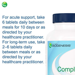 Graphic showing 2-6 tablets daily for ongoing immune wellness