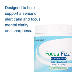 Relaxed adults enjoying a Focus Fizz drink