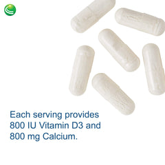 Serving size illustration: 4 capsules per day