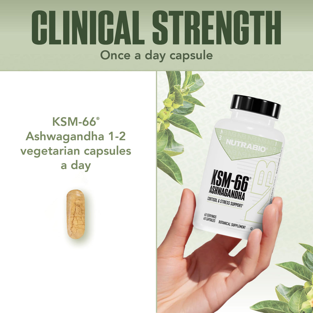 60 capsules per bottle of Ashwagandha KSM-66