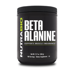 NutraBio Beta-Alanine Pre-Workout Powder 360g front view