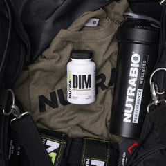 Close-up of NutraBio DIM vegetable capsules