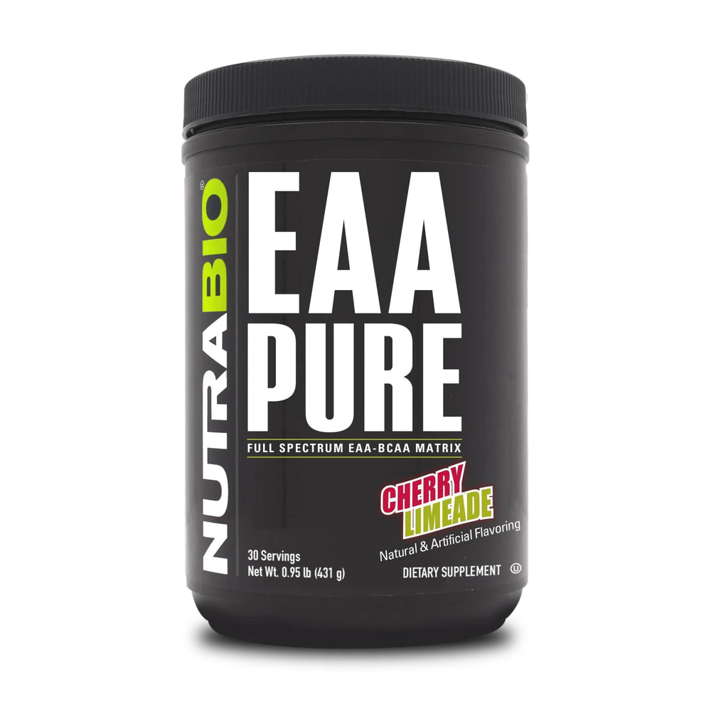 NutraBio EAA Pure Cherry Limeade bottle