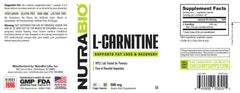 NutraBio L-Carnitine capsules dosing scene supports consistent training sessions.