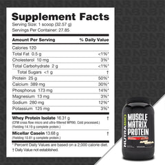 NutraBio Muscle Matrix full-label view highlights transparent ingredients without proprietary blends.