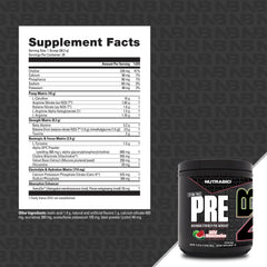 NutraBio STIM-Free PRE Watermelon athlete-in-action captures real-world pre-workout use.