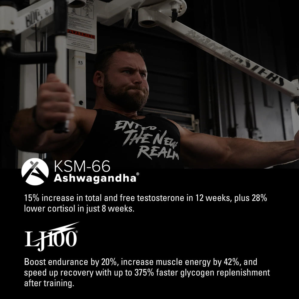 NutraBio Unbound Test flatlay, clean ingredients for disciplined supplementation routine.