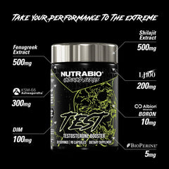 NutraBio Unbound Test label detail, transparency and quality for informed supplement choices.