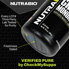 USA-made NutraBio ZMA packaging with lab-tested quality seal