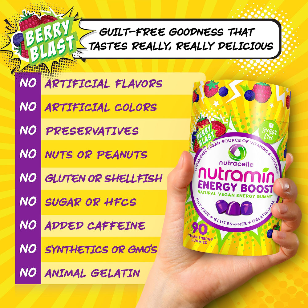 Nutrition label close-up hints at plant-based, allergen-friendly formula for Nutramin.