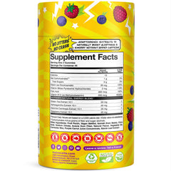 Vegan and gluten-free badge shown on Nutramin Energy Boost packaging for inclusive diets.