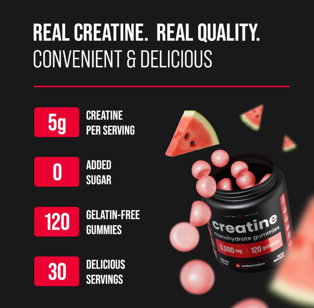 Serving size of NutraChamps 120 Creatine Gummies