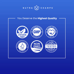 Suggested use of NutraChamps Calm Gummies for stress relief and relaxation