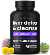 NutraChamps Liver Cleanse Detox bottle – 60 capsules (hero image)