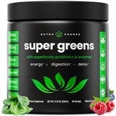 NutraChamps Super Greens Berry powder 9oz tub