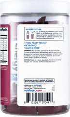 Nutricost Energy Complex grape label emphasizes gluten-free and non-GMO features.