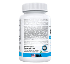 Nutracraft ColonClean GMP-certified USA-made badge signals quality and safety