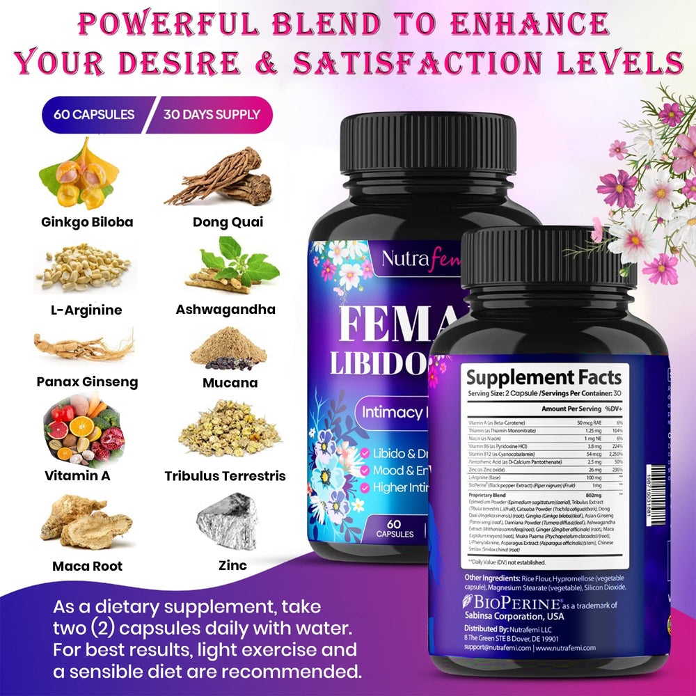 Close-up of Maca root and herbal ingredients