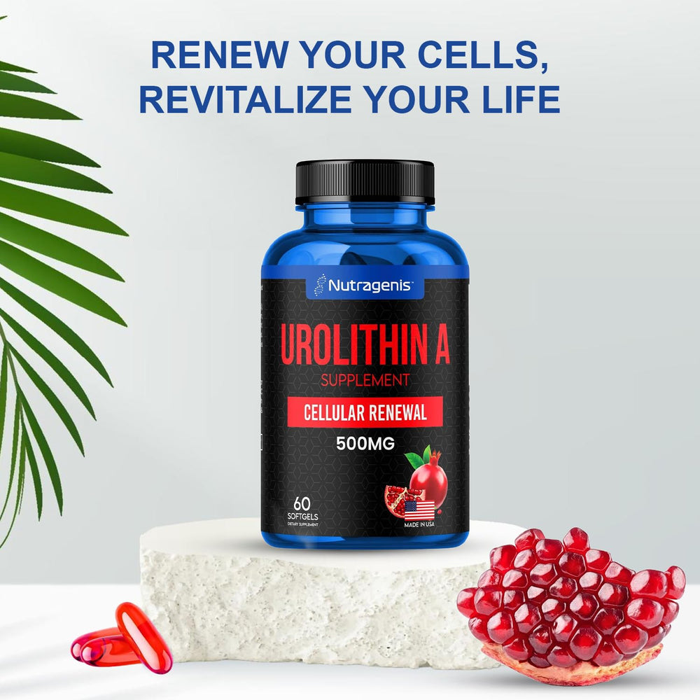 Globally sourced ingredients concept for Nutragenis Urolithin A