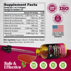 NutraHarmony B Complex Drops non-GMO formula supports clean supplement intake.
