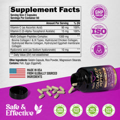 NutraHarmony collagen 120-capsules bottle packaging