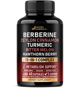 NUTRAHARMONY front bottle view showing product benefits and design