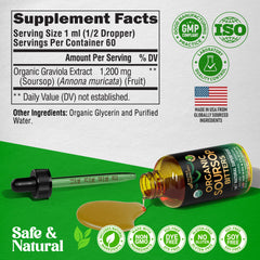 NutraHarmony soursop branding bottle