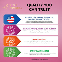 nutraharmony vitamin b complex non GMO badge visible in shot