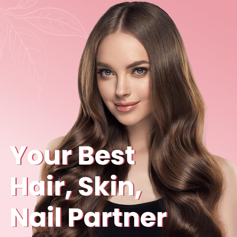 Biotin 5000 mcg per serving highlighted on Nutrajoy packaging