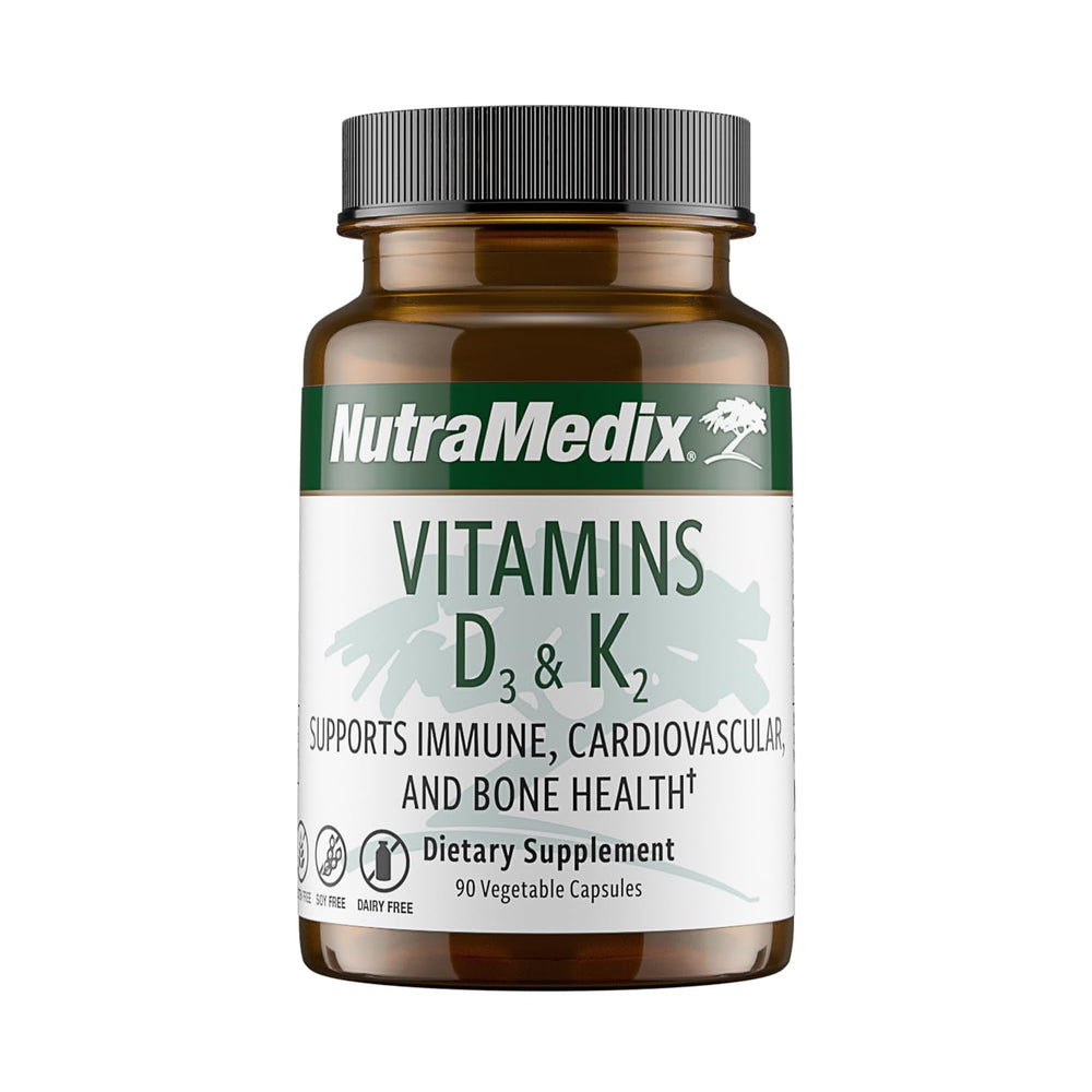 NutraMedix Vitamin D3 and K2 Immune Support bottle label