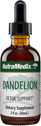 NutraMedix Dandelion Detox 60ml bottle on white background
