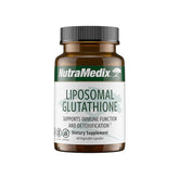 NutraMedix Liposomal Glutathione supplement bottle with 60 capsules