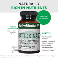Gluten-free and dairy-free packaging for NutraMedix Nattokinase