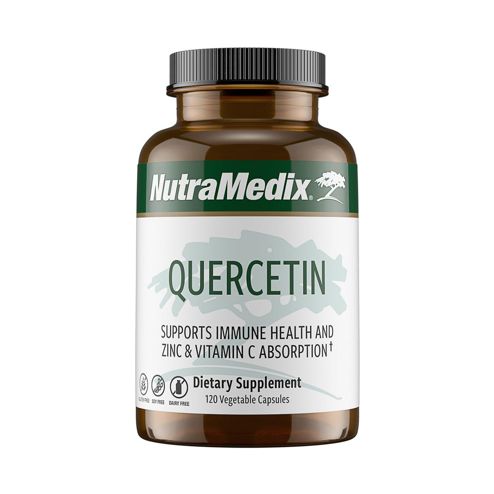 NutraMedix Quercetin 500mg capsules bottle and label