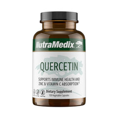 NutraMedix Quercetin 500mg capsules bottle and label