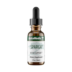 NutraMedix Sparga Tincture bottle with dropper