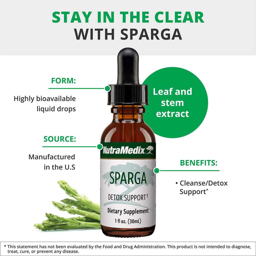 Asparagus extract illustration representing Sparga formula
