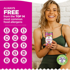 Illustration of Vitamin C, Vitamin D and zinc with Nutramin label