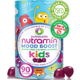 NUTRAMIN Kids Mood Boost vegan gummy bottle – hero image
