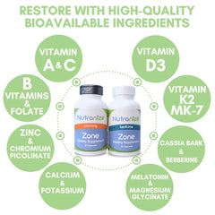 Calcium, vitamin D3, and K2 MK-7 for bone health