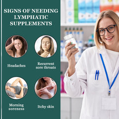 Lymphatic support formula ingredients layout