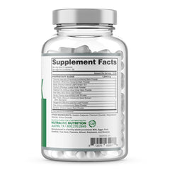 NutraOne DetoxOne daily-dose spoon ready for measurement during routine.