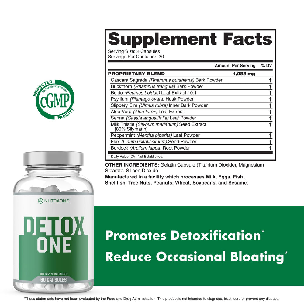 NutraOne DetoxOne glass with liquid presents refreshing intake after workout.