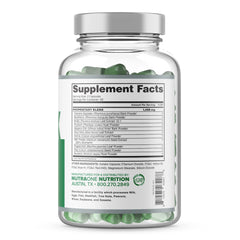 NutraOne DetoxOne packaging box highlights clean ingredients and transparent labeling for informed choices.