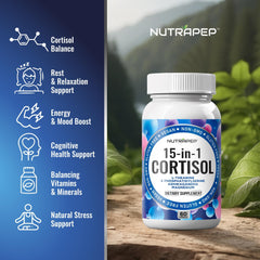 Cortisol detox capsules – close-up